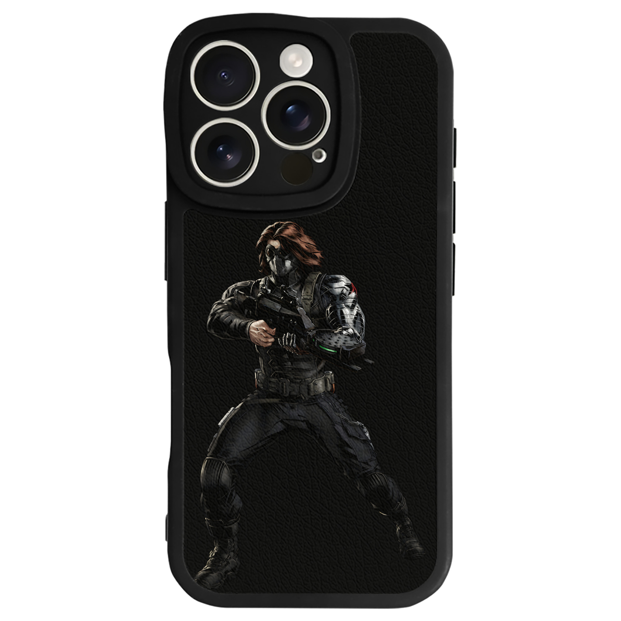 （画像用） アベンジャーズ The Avengers 【iPhone 16シリーズ対応】シリコンスマホケース（レザー調） 材質：シリコン